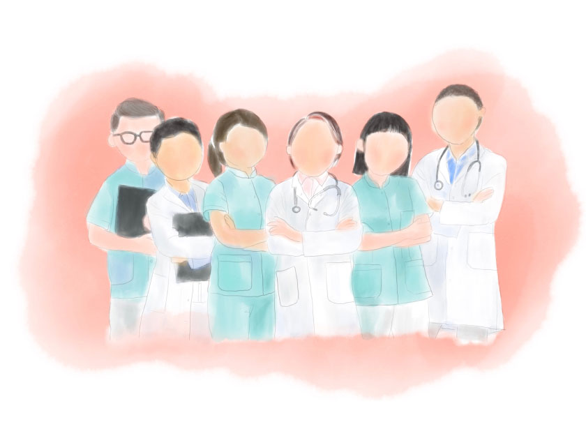 graphic of nurses