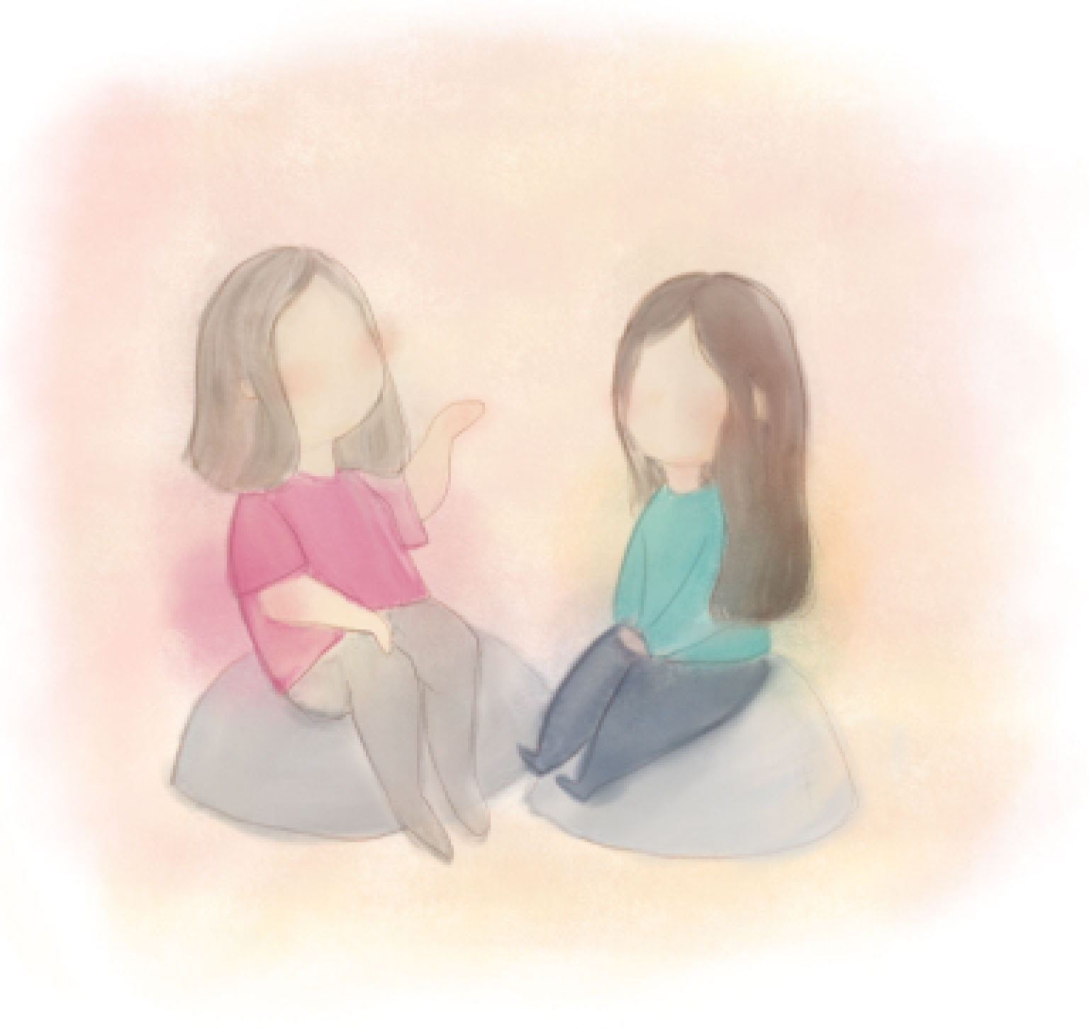 image of a woman telling a story to a girl